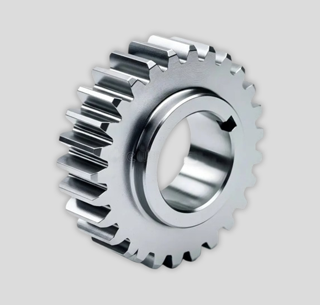 Shiny-Metal-Spur-Gear-Wheel-Isolated